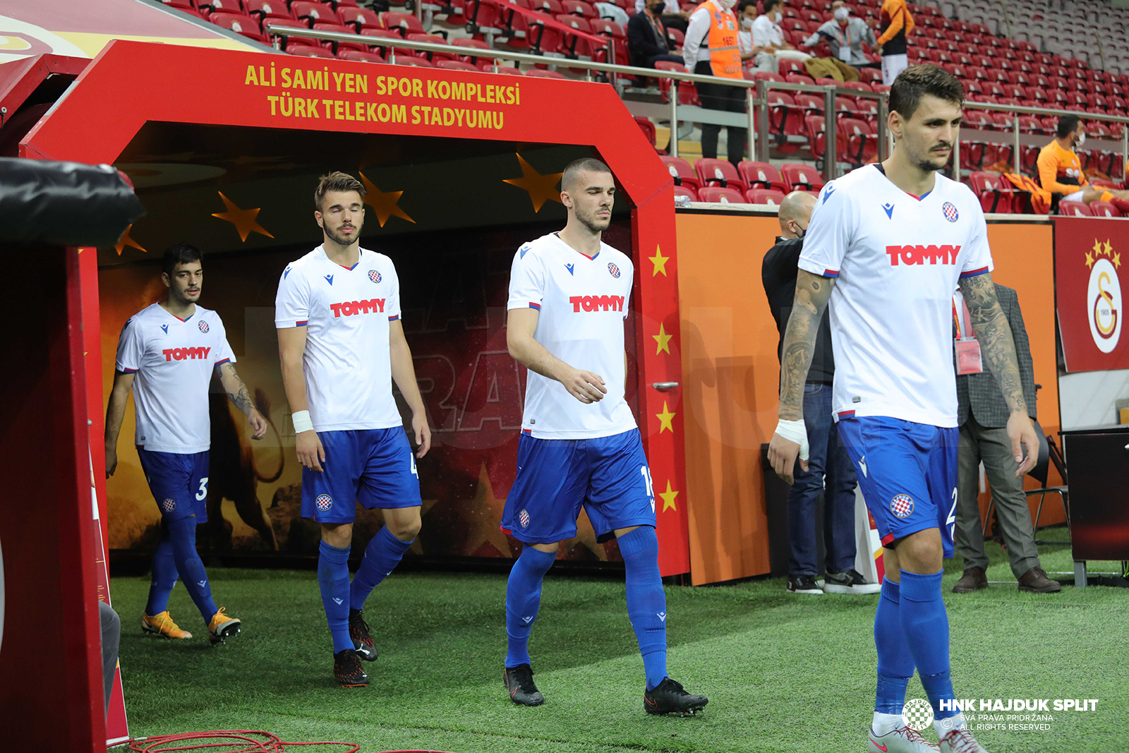 Galatasaray hajduk clearance